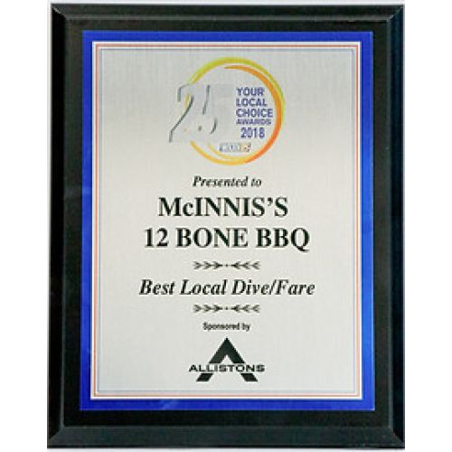 Economy Plaque 6x8 - Black