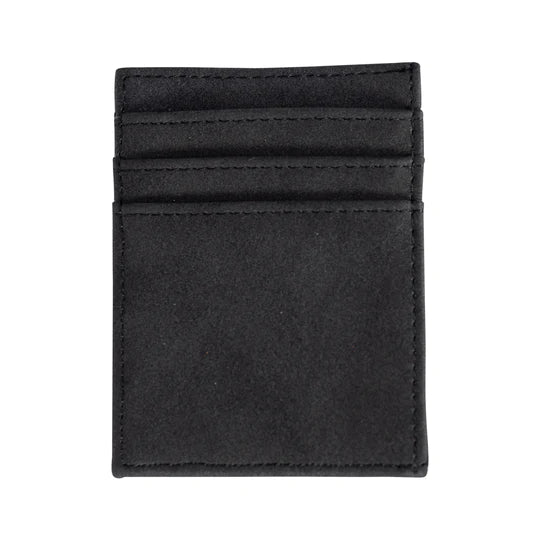 Men's Leather Money Clip With Bottle Opener (Black)