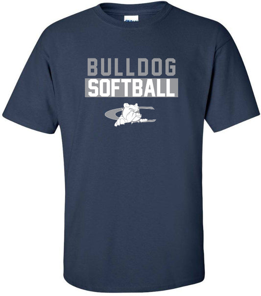 Bulldog Softball Short Sleeve Gildan