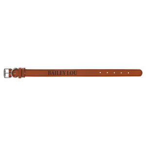 Rawhide Laserable Leatherette Dog Collar