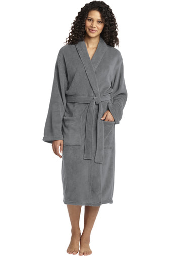 Port Authority® Plush Microfleece Shawl Collar Robe