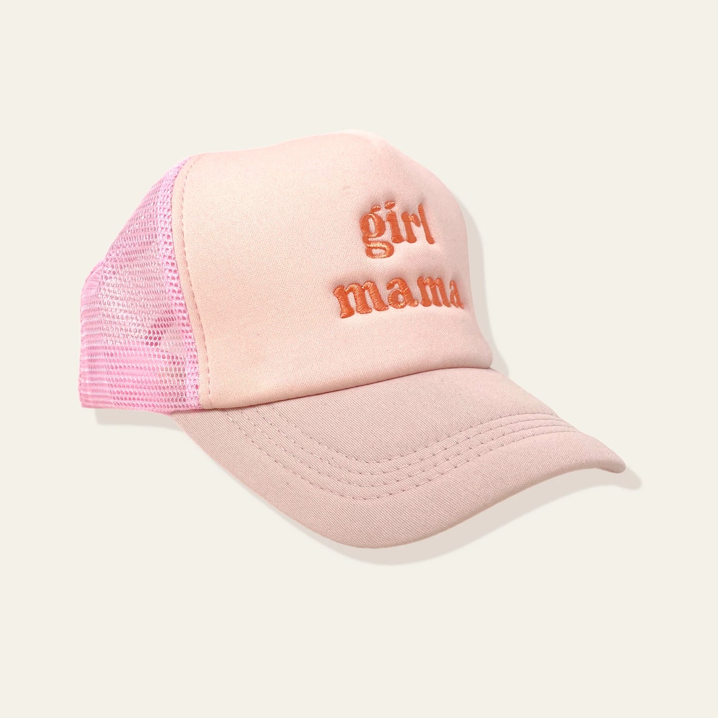 Embroidered Trucker Hat - Girl Mama