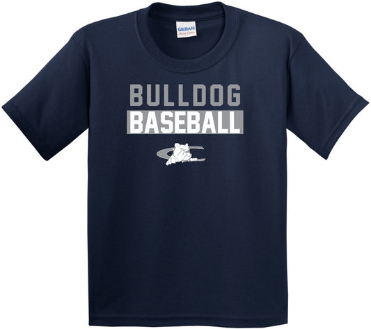 Youth Short Sleeve Bulldog Baseball