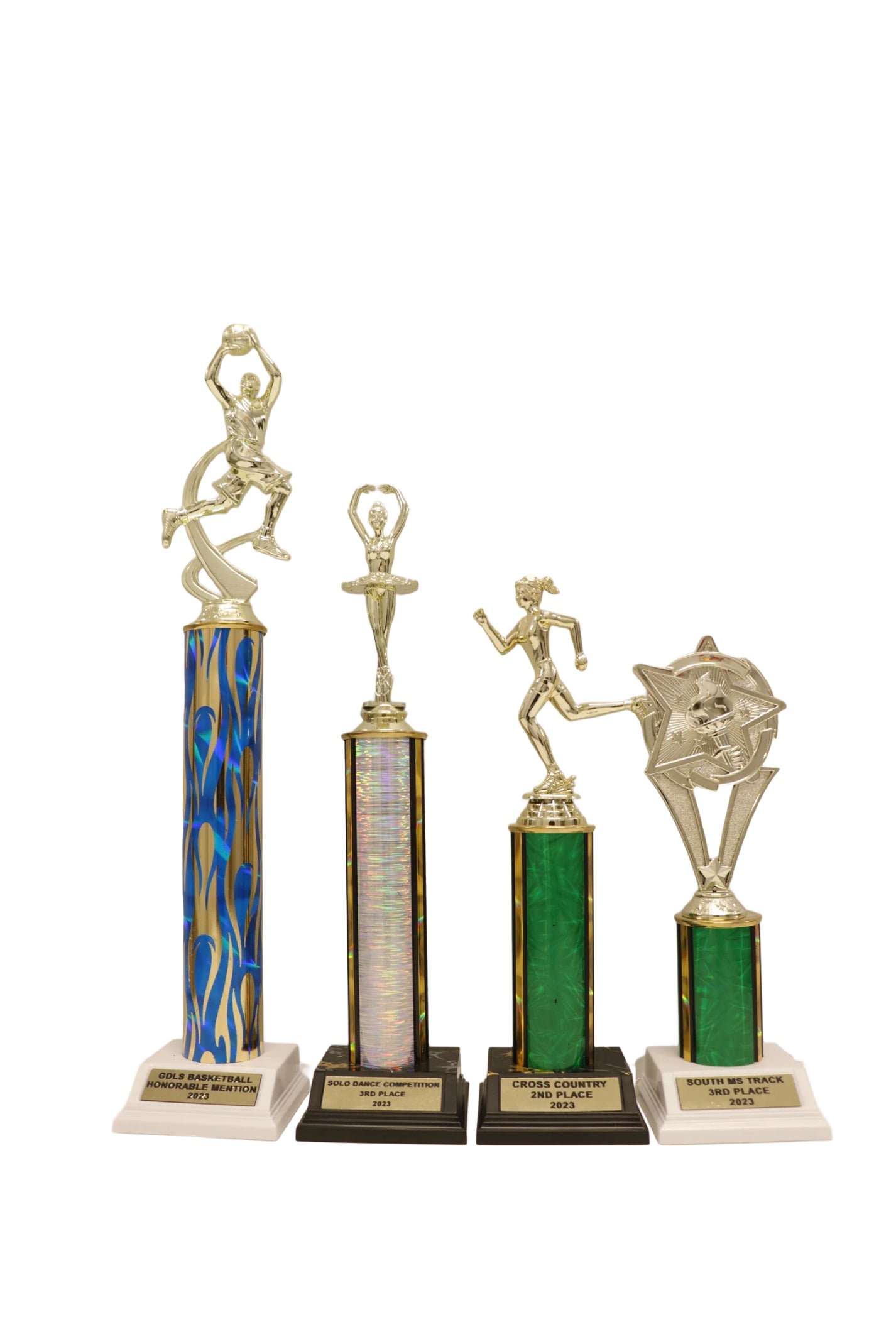 Single Round Column Trophy