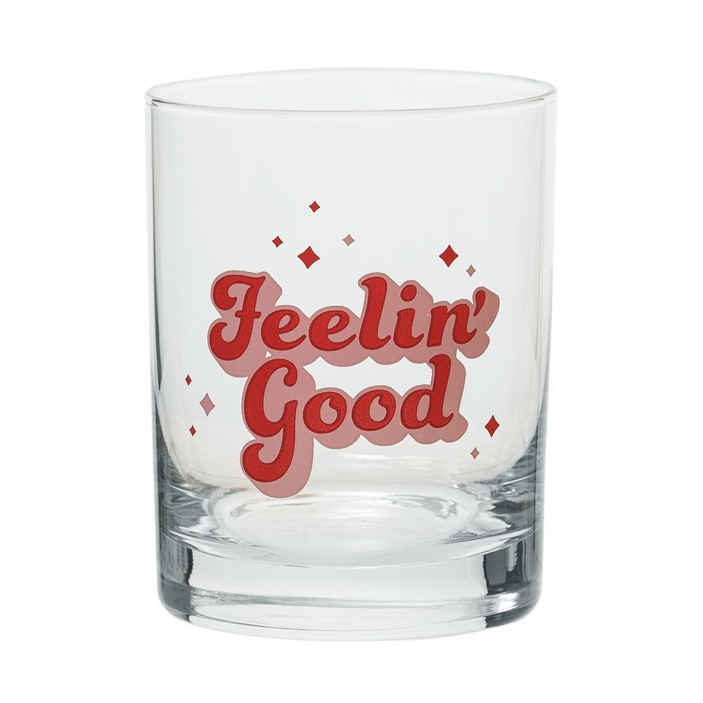 Feelin Good Rocks Glass