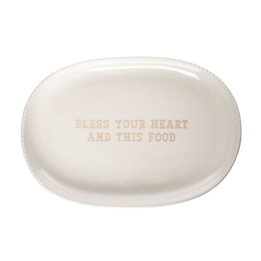 Bless Your Heart Cer Platter